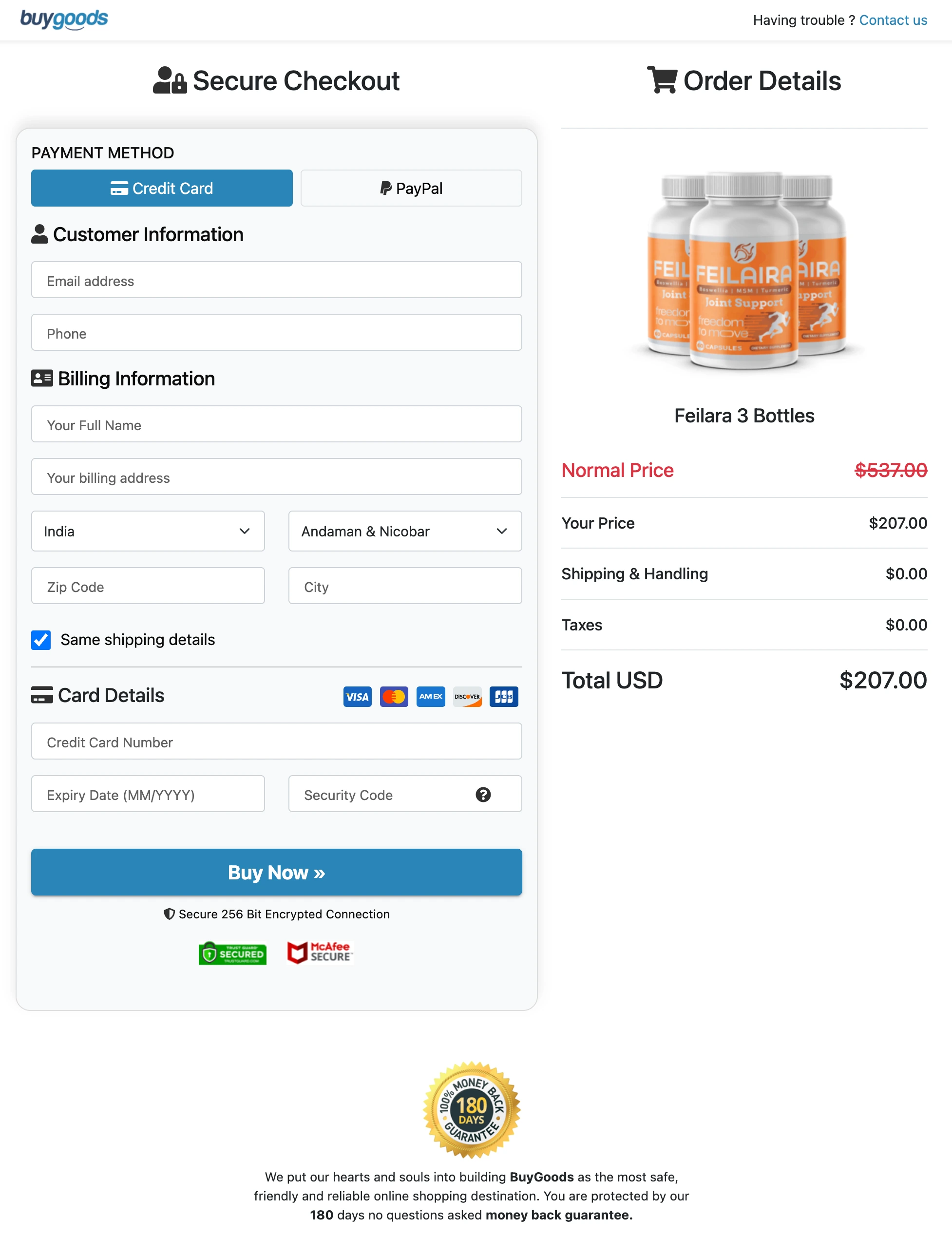 Feilaira add to cart